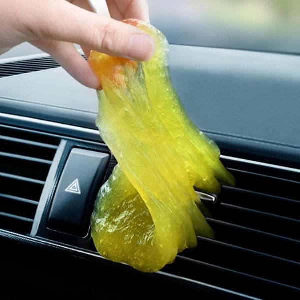 

car cleaning tools air vent keyboard dust cleaner soft gel gum mud dirt remover tool blue clay bar