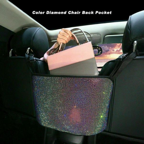 

car organizer storage pocket bag compartment seatback shiny quality durable