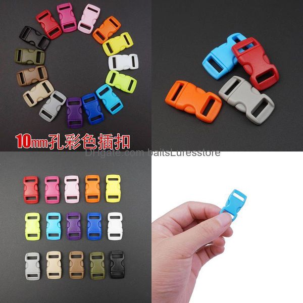 

carabiners keychains baitsluresstore color plastic clothing lage aessories buckle 10mm hole umbrella rope bracelet small letter jllgky