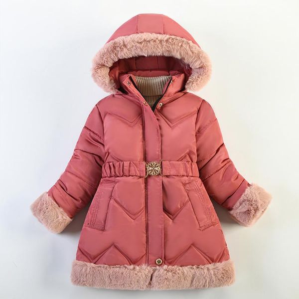 

jackets 40# baby girl fleece coat children winter warm hooded kids clothes jacket windproof outing, Blue;gray