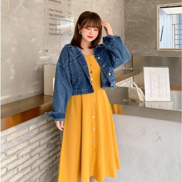 

women's jackets denim dress of large size, spring for women, light coat, sister mm, thin summer, oess, Black;brown