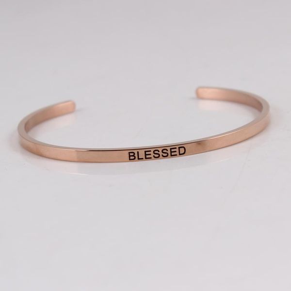 

bangle fanshion blessed mantra bracelets stainless steel handmade gift, Black