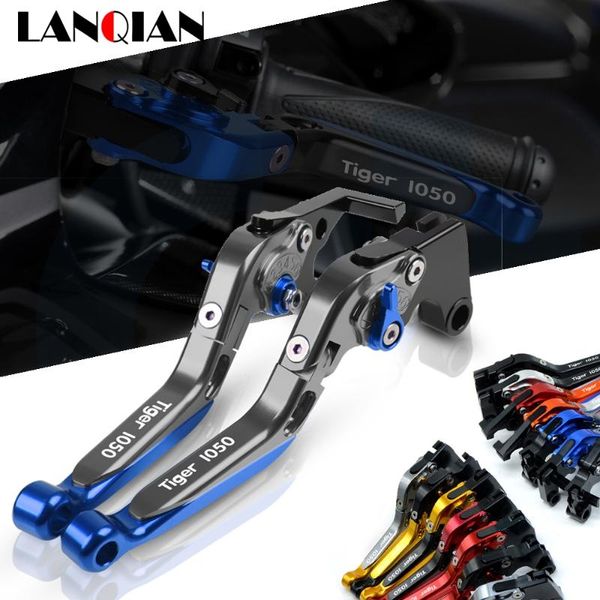

motorcycle brakes for triumrh tiger 1050 deporte aluminum adjustable extendable brake clutch levers 2021 parts