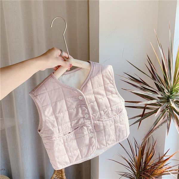 

boys wool coat kids vest korean casual girl winter clothings waistcoat, Camo