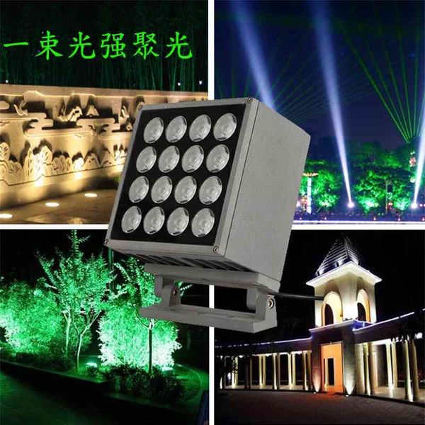 

one beam spotlight led square outdoor waterproof exterior wall projection lamp