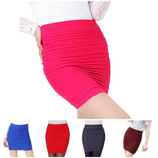 

skirts 2021 ly fashion womens office skirt casual pencil ol wear sma66, Black