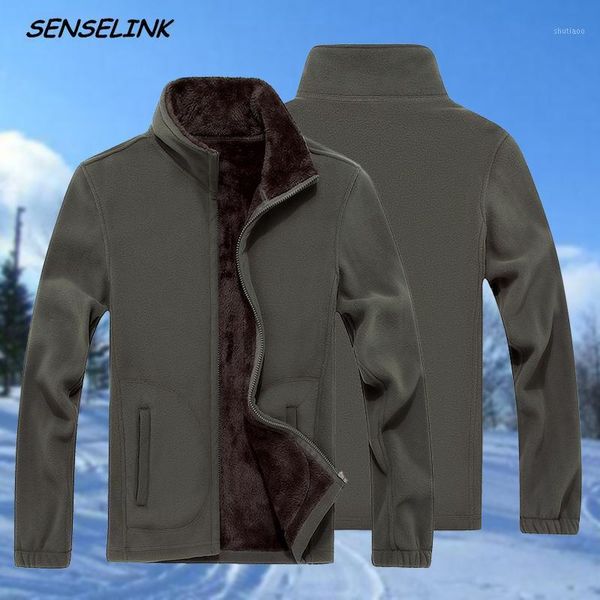 

men's jackets 8xl plus 2021 men winter warm fleece outwear thick jacket coat parkas autumn tactical army outfits bomber casual, Black;brown