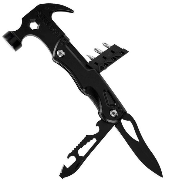 

professional hand tool sets multi-function outdoor life-saving hammer broken window camping wood making travel knife accessories