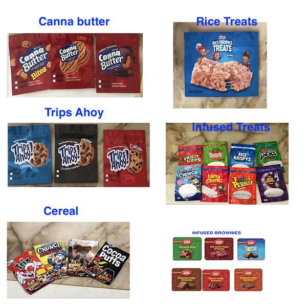 

edible packaging infused treat brownie bags chips sourz barino trips ahoy trolli gummies cannaburst medicated candy cereal sour mylar bag