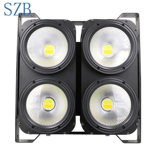 

effects szb 4x100w led cob blinder light 4 eyes 100w audience optional control leds individually/sx-cob400
