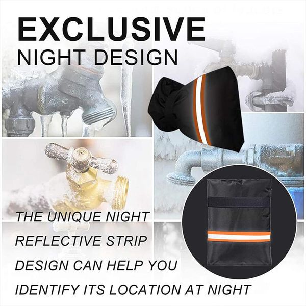 

water faucet anti-e crack protection cover household outdoor winter pipe kitchen faucets