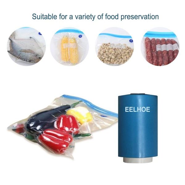

food savers & storage containers air extractor usb powered mini electric vacuum pump with 5 space saver bags handheld for packing clothes ho