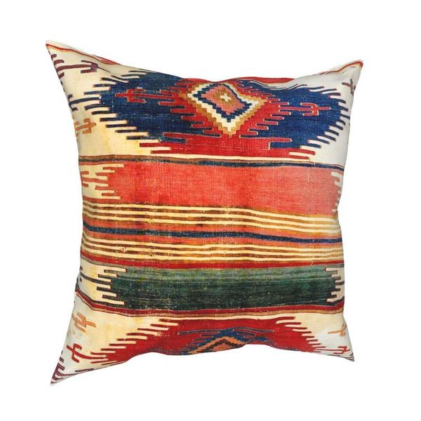 

aksaray antique cappadocian turkish kilim pillow case cushions for sofa boho ethnic persian tribal decor vintage cushion covers cushion/deco