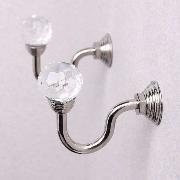 

other home decor crystal small wall hook curtain holdback hanger holder classic tie accessories