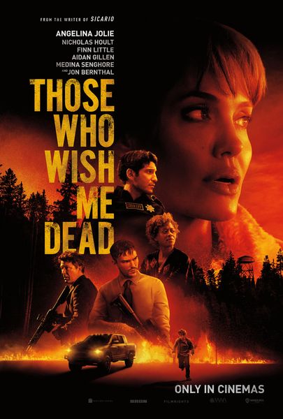 

those who wish me dead poster 2021 movie art film print 01