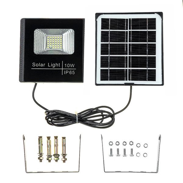 

10w solar power 36led flood light outdoor garden security
