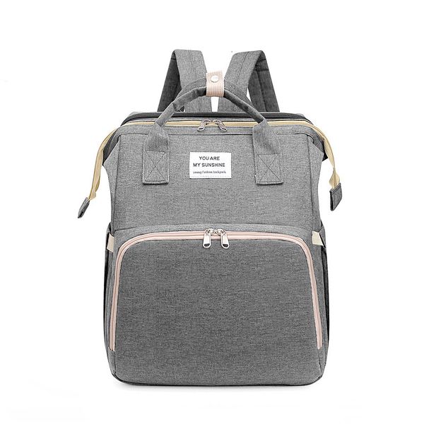 

backpack portable foldable bed mommy bag large capacity female function mother baby