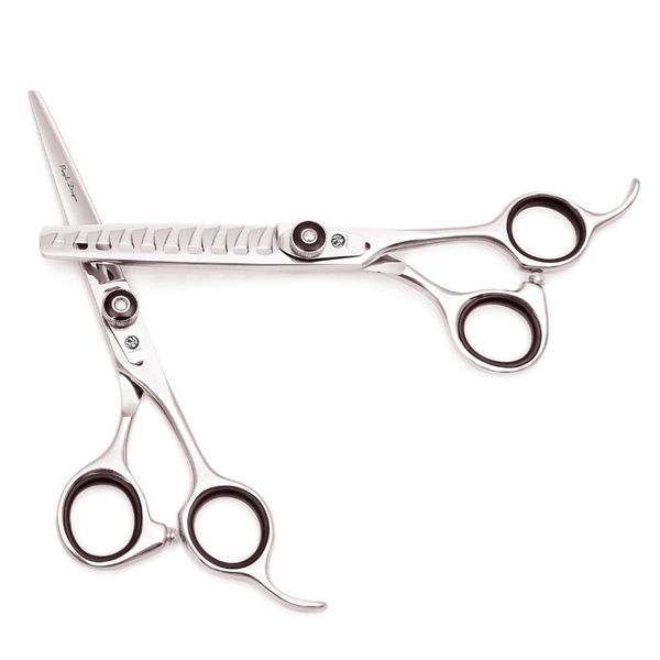 

hair scissors barber set 6" purple dragon jp 440c haircut shears hairdressing cutting salon thining 2002