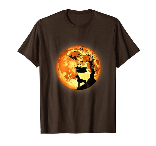 

boxer and moon costume funny gifts ideas t-shirt, White;black