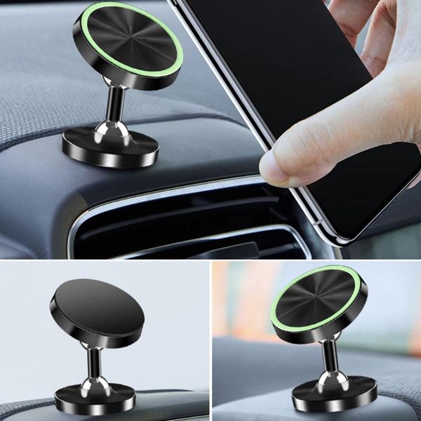 

cell phone mounts & holders magnetic car dashboard holder stand cellphone gps universal mount florescent/silicone auto air vent magnet suppo