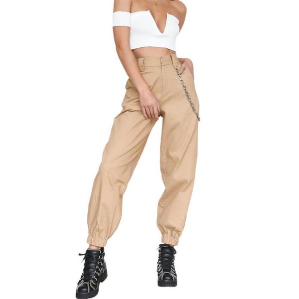 

women's pants & capris harem streetwear black women korean style elastic waist sweatpants ankle tied baggy loose-fitting trousers, Black;white