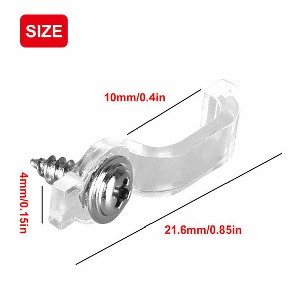 

party decoration anti-rust 50*clips+50*screws/100*clips+100*screws ultra-thin fixing clips