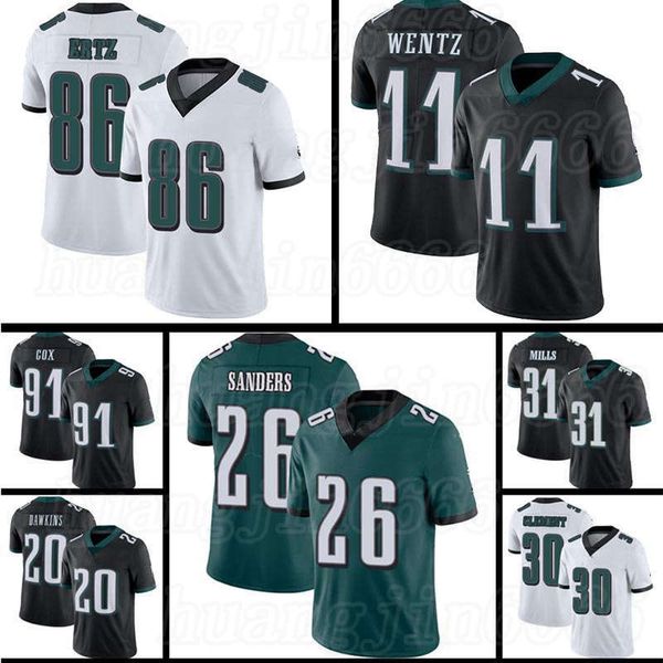 

6 devonta smith custom eagles 11 carson wentz mens philadelphia football jerseys 86 zach ertz women 26 miles sanders 20 brian dawkins 91 fle, Blue;black