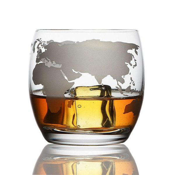 

whiskey glass etched globe for vodka rum rocks gifts wine glasses