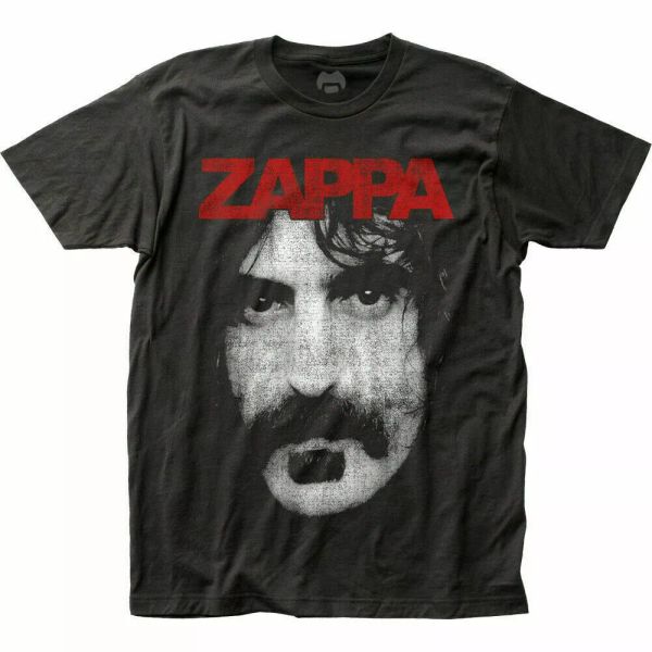 

frank zappa zappa t shirt mens licensed rock n roll music retro tee new black, White;black