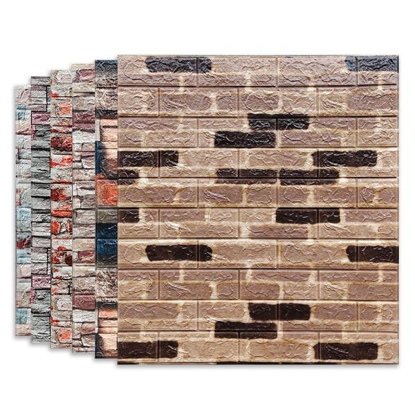 

wallpapers 3d brick wallpaper classical style self-adhesive pe foam wall sticker for bar restaurant waterproof diy decor panel