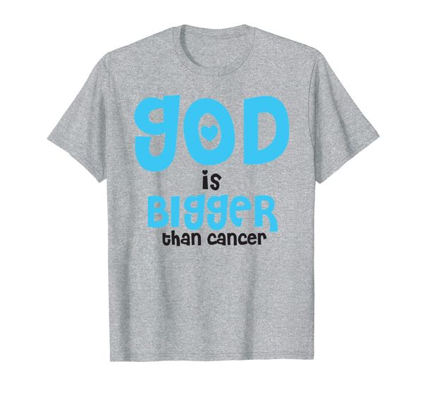 

my god is bigger than cancer awareness shirt faith hope gift, White;black