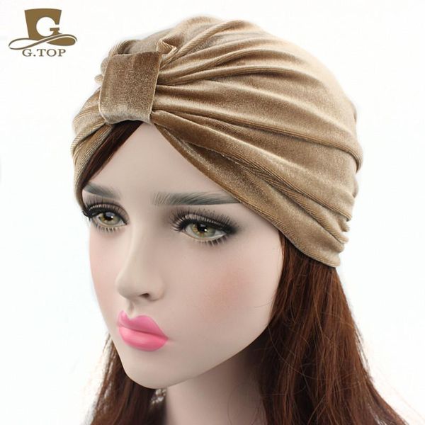 

pleuche india elastic hair band wide color hat wholesale 30pcs mixed beanie/skull caps, Blue;gray