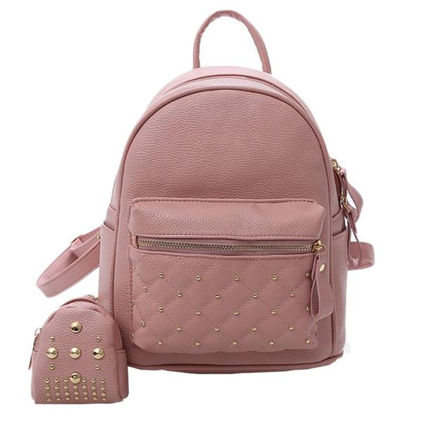 

outdoor bags leisure travel backpack lady pu leather for teenage girls children's multifunction college style school bag