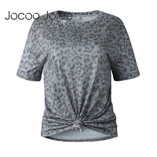 

short sleeve o neck leopard print t shirt causal cotton loose female vintage harajuku shirts tunic outwear 210428, White