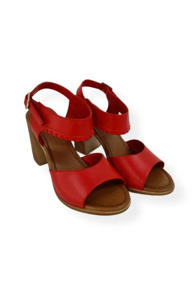 

sandals summer women red leather, Black