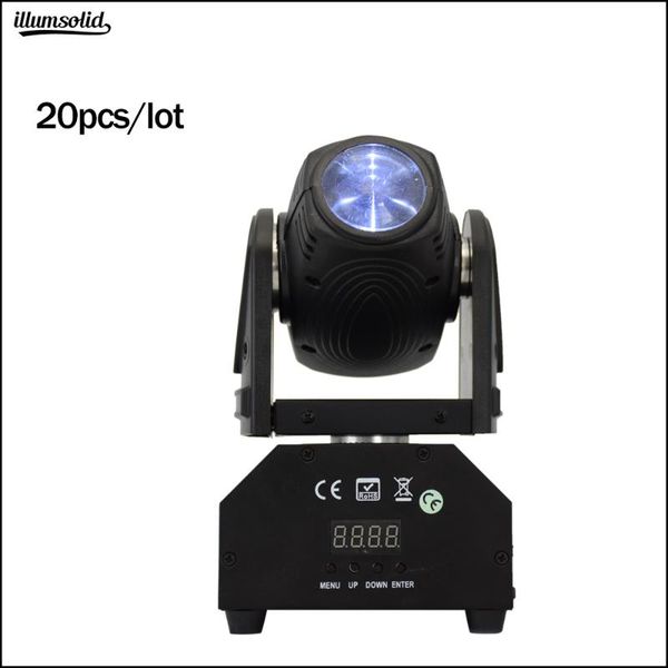 

effects 10w mini moving head beam professional stage lighting bola discoteca club light 20pcs/lot