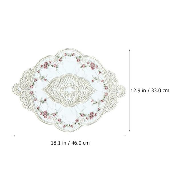

table cloth 1pc chic lace place mat decorative embroidered placemat decor