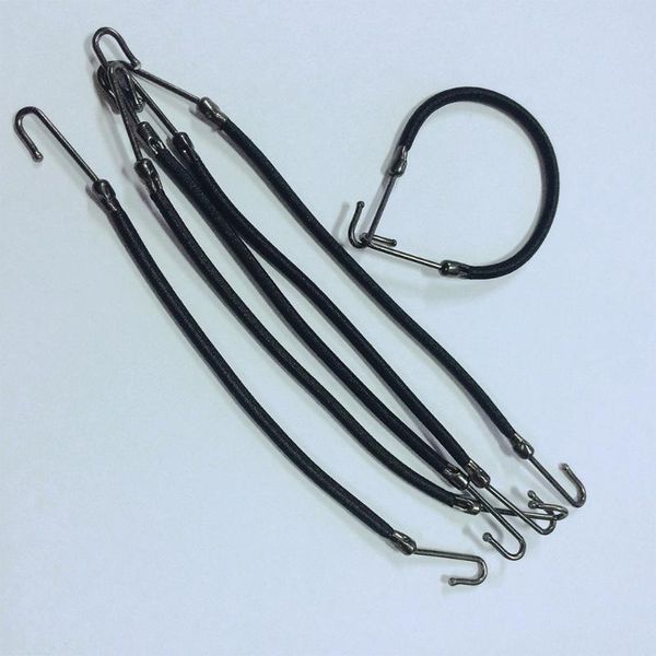 

hair accessories 2021 10pcs ponytail hooks holder bungee bands rubber styling elastic double hook dryer modeling tools wholesale