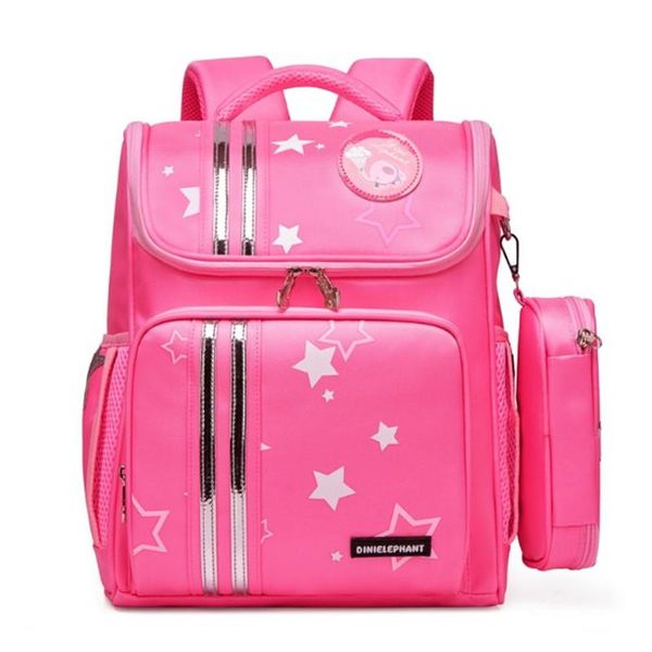 

backpack schoolbag schoolgirls grade 1-2-3 cute high capacity load reduction and ridge protection primary school students backpacks