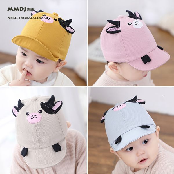 

baby duck tongue hat spring and autumn thin sun one year old cute baseball, Blue;gray