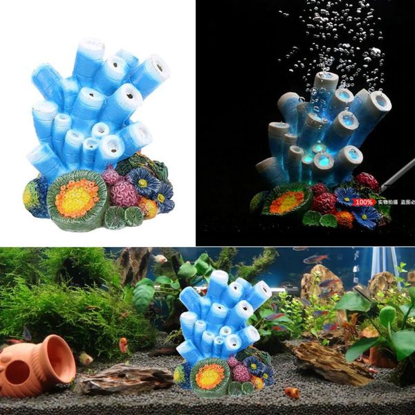 

decorations fish tank landscaping coral aeration decoration simulation resin crafts bubble stone aquarium accessories