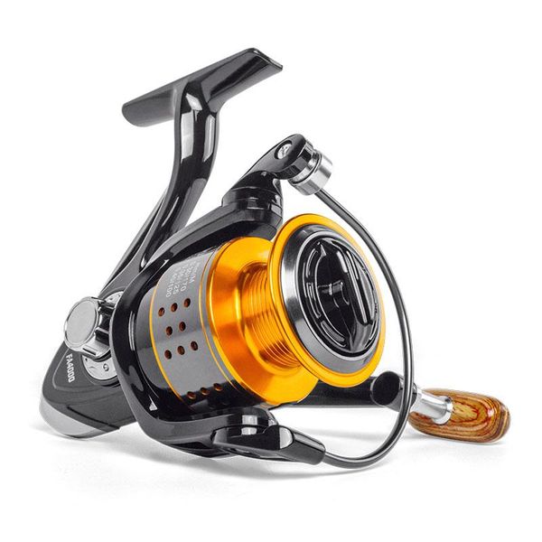 

baitcasting reels fishing reel fa1000-6000 no gap metal spool max drag 8kg pike spinning high speed 4.7:1 gear pesca wheel