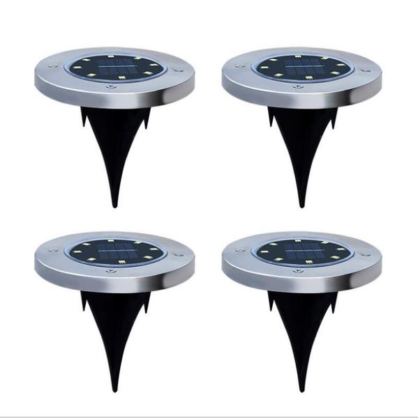 

lawn lamps garden lights led outdoor decoration 4 / 8 leds waterproof solar powered ground lamp street pathway yard light