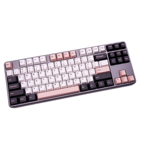 

keyboards g-mky 160 olivia keycaps cherry profile double s thick pbt for mx switch mechanical keyboard