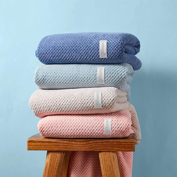 

towel the bath suit is more absorbent than pure cotton and can't shed hair
