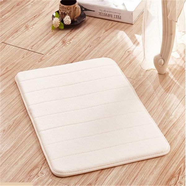

bath mats 40*60cm mat shaggy memory foam bathroom water absorption rug kitchen door floor carpet for toilet