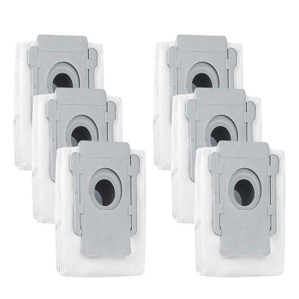 

vacuum cleaners 6 pack bags for i7 i7+/i7 plus e5 e6 clean base dirt disposal replacement parts
