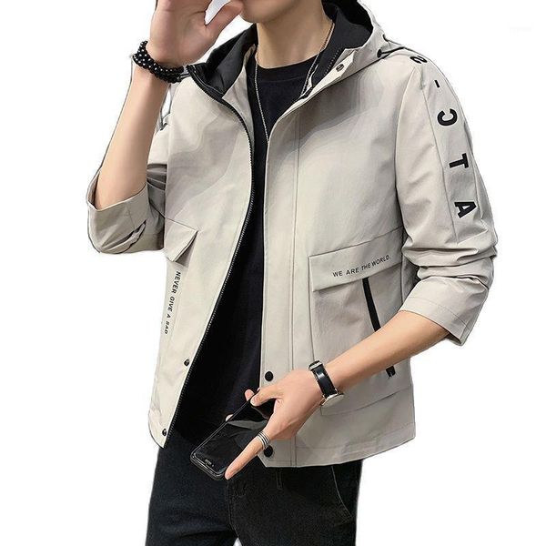 

men's jackets casual men jacket hooded plus size 8xl loose zipper spring autumn streetwear clothing, Black;brown