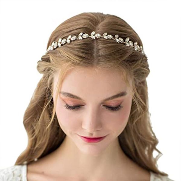 

hair clips & barrettes fashion bride headdress crystal flower tiaras and crowns rhinestone headband crown headpiece bridal wedding accessori, Golden;silver