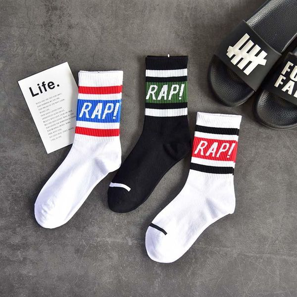 Tide Socks Uomo High Street Europa e Stati Uniti Hip Hop Skateboard In Tube INS Trendy Harajuku Stocking Man